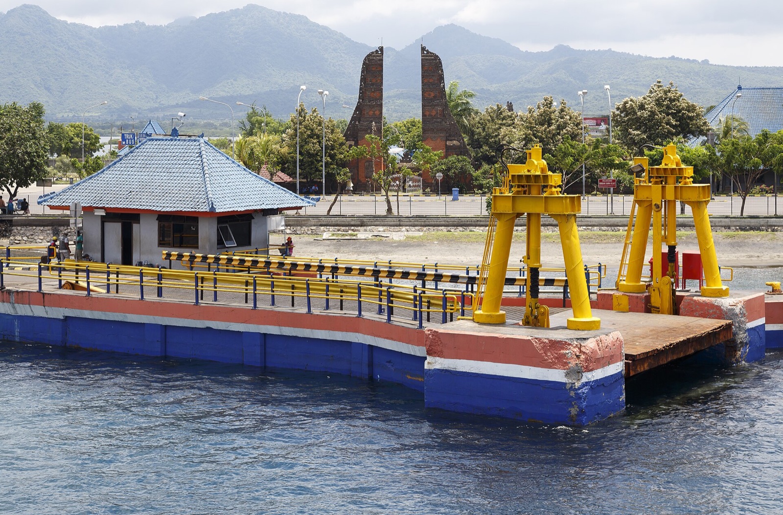 Lombok public ferry port